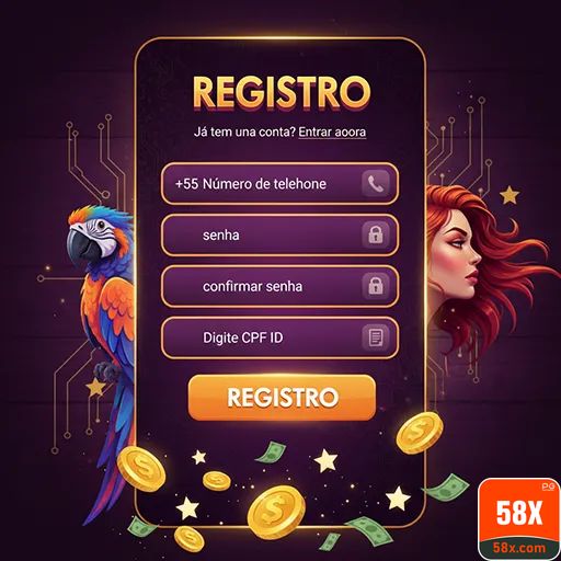 Cadastro no 58x.com: Comece seu Trajeto de Conquistas